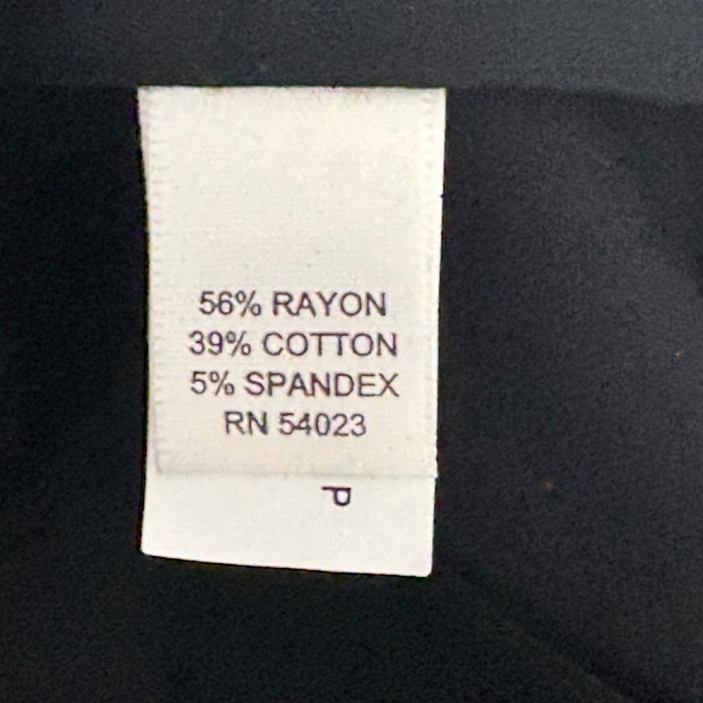 Banana Republic Martin Fit Black Skinny Dress Pants Womens 2 Stretch Zip Pockets - Picture 8 of 9